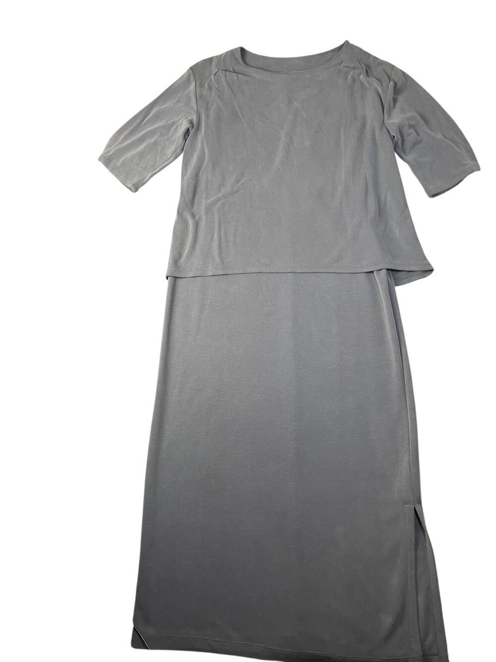 NWT Pure Jill Women’s Onyx 2 Piece Dress Size-Medium Sleeveless Dress W/ Top